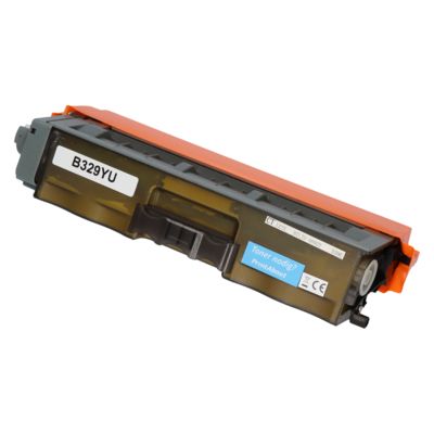 PrintAbout Huismerk vervangt Brother TN-329Y Toner Geel Extra hoge capaciteit
