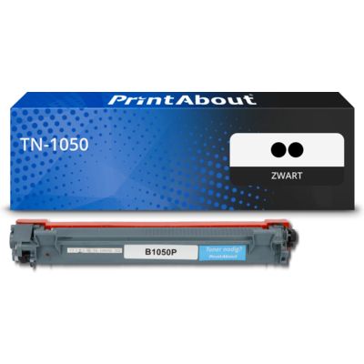 PrintAbout Huismerk vervangt Brother TN-1050 Toner 2x Zwart - Multipack