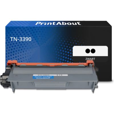 Huismerk Brother TN-3390 Toner 2x Zwart Extra hoge capaciteit - Multipack