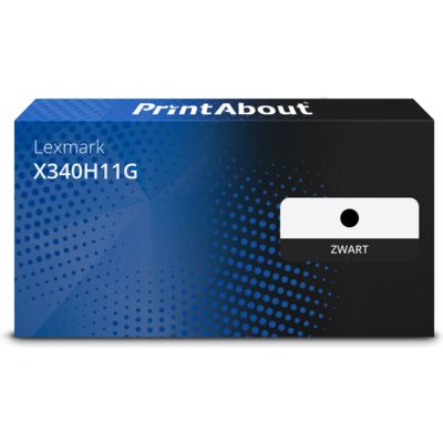 Huismerk Lexmark X340H11G Toner Zwart Hoge capaciteit