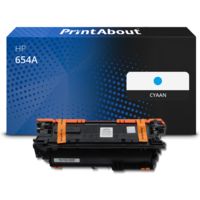 Huismerk HP 654A (CF331A) Toner Cyaan