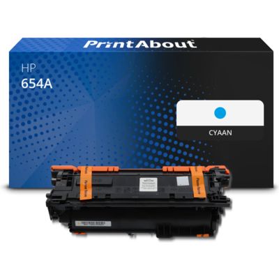 Huismerk HP 654A (CF331A) Toner Cyaan