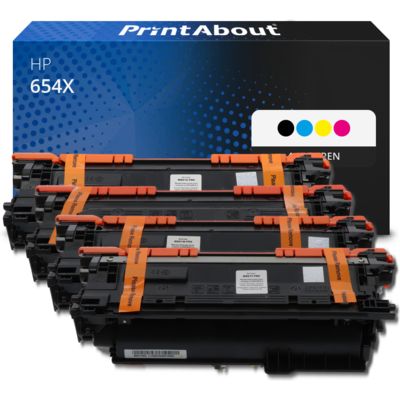 Huismerk HP 654X (CF330X) Toner 4-kleuren Multipack Hoge capaciteit