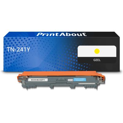 PrintAbout Huismerk vervangt Brother TN-241Y Toner Geel