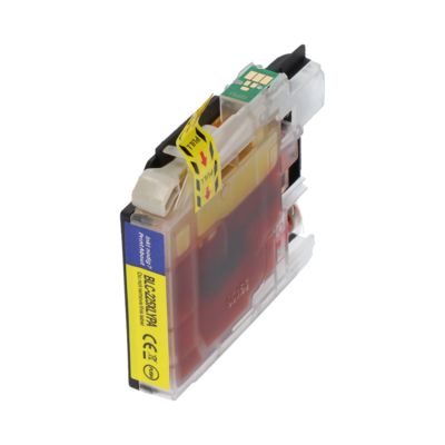 PrintAbout Huismerk vervangt Brother LC-225XLY Inktcartridge Geel Hoge capaciteit