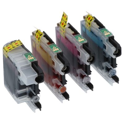 PrintAbout Huismerk vervangt Brother LC-227XLVALBP Inktcartridge 4-kleuren Multipack Hoge capaciteit