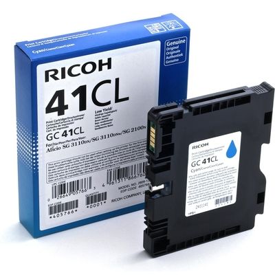 Ricoh GC-41CL (405766) Inktcartridge Cyaan