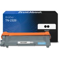 Huismerk Brother TN-2320 Toner 2x Zwart Hoge capaciteit - Multipack