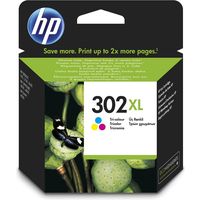 HP 302XL (F6U67AE) Inktcartridge 3-kleuren Hoge capaciteit
