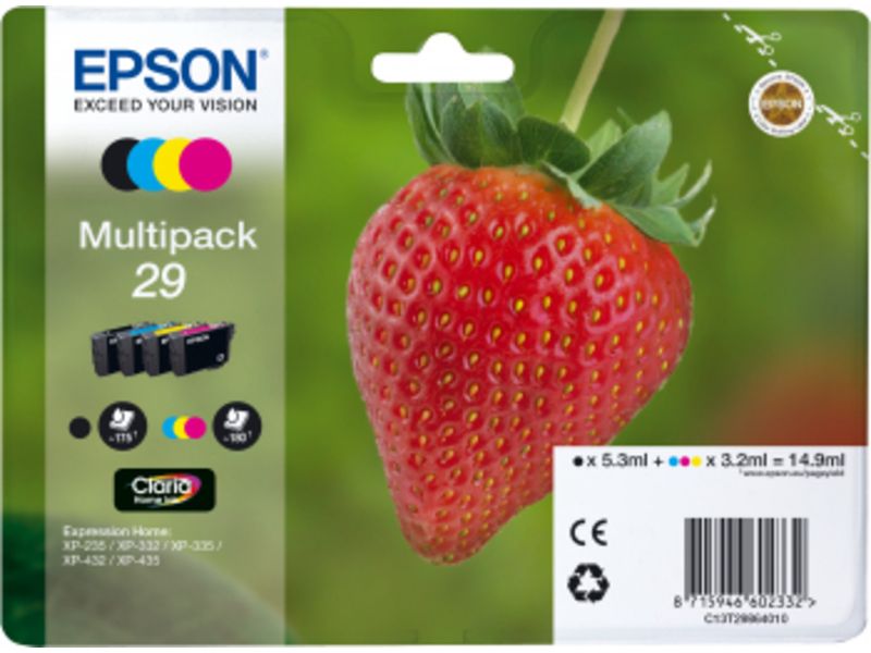 Epson Inktcartridge 29 (C13T29864012) 4-kleuren Multipack