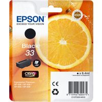Epson 33 (C13T33314012) Inktcartridge Zwart