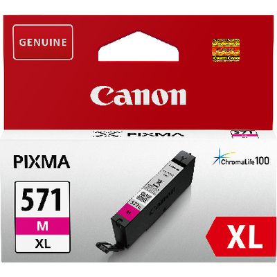 Canon CLI-571M XL Inktcartridge Magenta Hoge capaciteit
