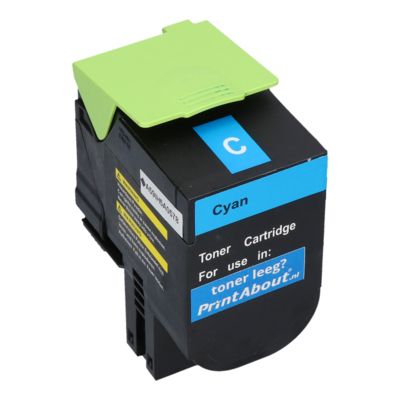 Huismerk Lexmark 70C2HC0 (702HC) Toner Cyaan Hoge capaciteit