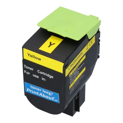 Huismerk Lexmark 70C2HY0 (702HY) Toner Geel Hoge capaciteit