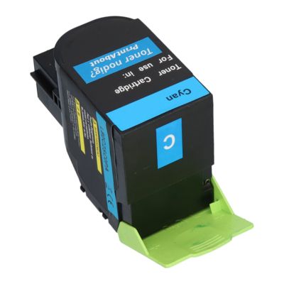 Huismerk Lexmark 80C2SC0 (802SC) Toner Cyaan