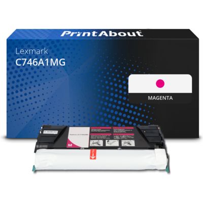 Huismerk Lexmark C746A1MG Toner Magenta