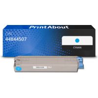 Huismerk OKI 44844507 Toner Cyaan