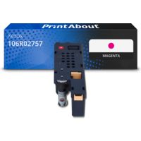 Huismerk Xerox 106R02757 Toner Magenta