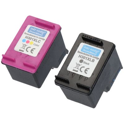 Huismerk HP 301XL (N9J72AE) Inktcartridge Zwart + 3 kleuren Multipack Hoge capaciteit 