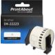 Huismerk Brother DK-22223 Etiket Zwart op wit (50 mm)