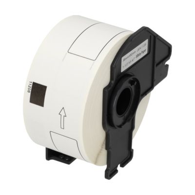 PrintAbout Huismerk vervangt Brother DK-11208 Etiket Zwart op wit (38 mm x 90  mm)