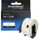 Huismerk Brother DK-11208 Etiket Zwart op wit (38 mm x 90 mm)