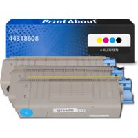 Huismerk OKI 44318608 Toner 4-kleuren Multipack