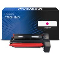 Huismerk Lexmark C780H1MG Toner Magenta Hoge capaciteit