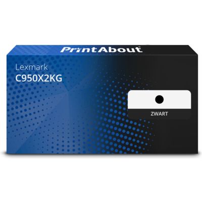 Huismerk Lexmark C950X2KG Toner Zwart Extra hoge capaciteit