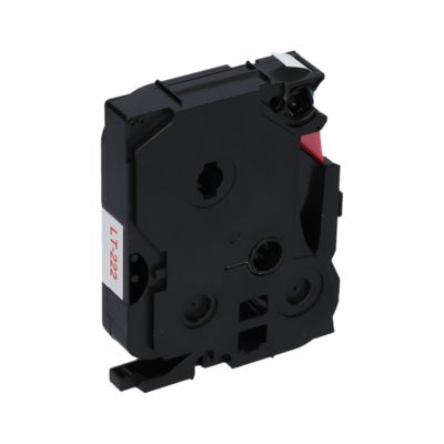 PrintAbout Huismerk vervangt Brother TZe-222 Tape Rood op wit (9 mm)