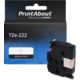 PrintAbout Huismerk vervangt Brother TZe-222 Tape Rood op wit (9 mm)