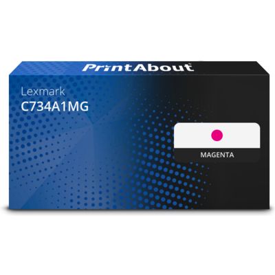 Huismerk Lexmark C734A1MG Toner Magenta