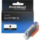 Huismerk Canon CLI-571BK XL Inktcartridge Zwart Hoge capaciteit