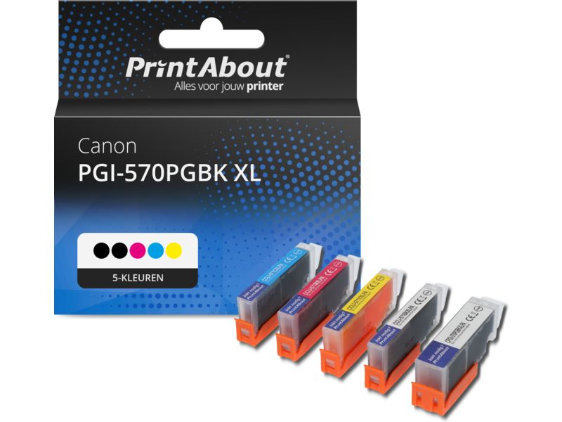 Canon PGI-570 / CLI-571 PGBK/C/M/Y/BK Inktcartridge 5