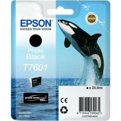 Epson T7601 (C13T76014010) Inktcartridge Foto-zwart