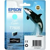 Epson T7605 (C13T76054010) Inktcartridge Licht-cyaan