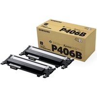 Samsung CLT-P406B/ELS (SU374A) Toner 2x Zwart - Multipack
