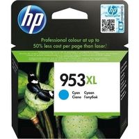 HP 953XL (F6U16AE) Inktcartridge Cyaan Hoge capaciteit