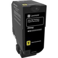 Lexmark 84C2HY0 Toner Geel Hoge capaciteit