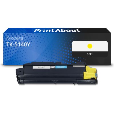 Huismerk Kyocera TK-5140Y Toner Geel