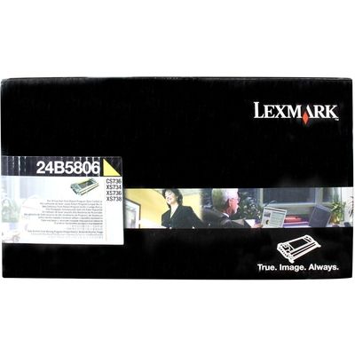 Lexmark 24B5806 Toner Geel