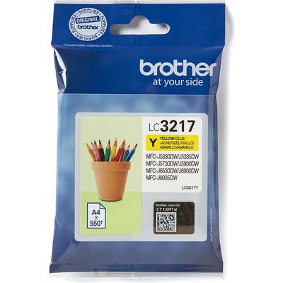 Brother LC-3217Y Inktcartridge Geel
