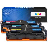 Huismerk HP 128A (CF371AM) Toner 3-kleuren Multipack