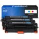 Huismerk HP 304A (CF372AM) Toner 3-kleuren Multipack