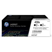 HP 410X (CF410XD) Toner 2x Zwart Hoge capaciteit - Multipack
