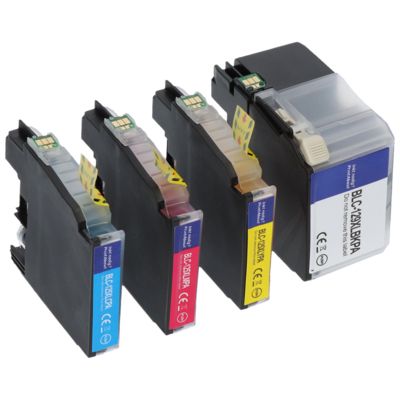 PrintAbout Huismerk vervangt Brother LC-129XLVALBP Inktcartridge 4-kleuren Multipack Hoge capaciteit