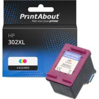 Huismerk HP 302XL (F6U67AE) Inktcartridge 3-kleuren Hoge capaciteit