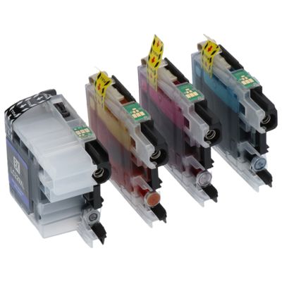PrintAbout Huismerk vervangt Brother LC-229XLVALBP Inktcartridge 4-kleuren Multipack Extra hoge capaciteit