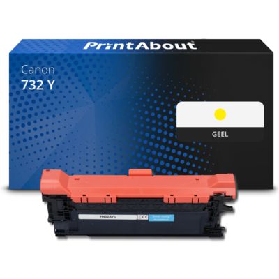Huismerk Canon 732 Y Toner Geel