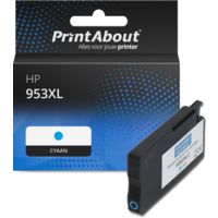 Huismerk HP 953XL (F6U16AE) Inktcartridge Cyaan Hoge capaciteit